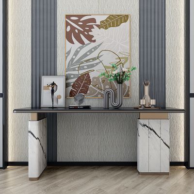 现代端景条案，摆台