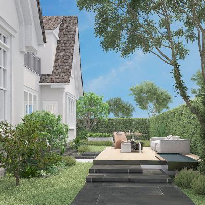 现代别墅庭院景观