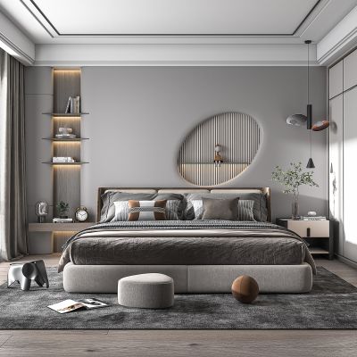 现代轻奢卧室