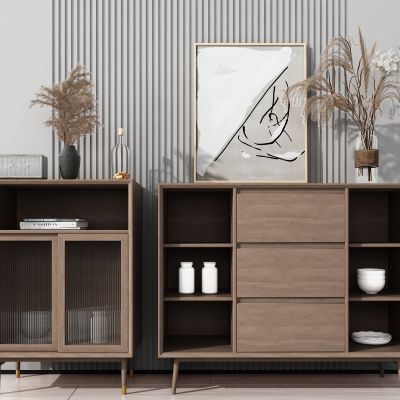 北欧餐边柜、装饰柜，花瓶摆件