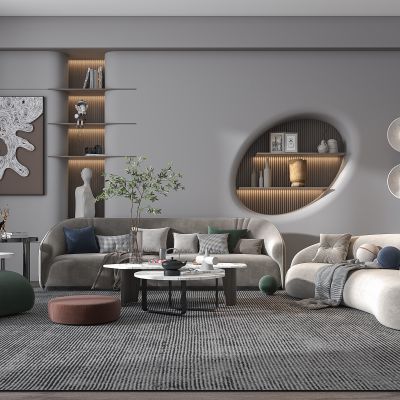 现代轻奢沙发组合