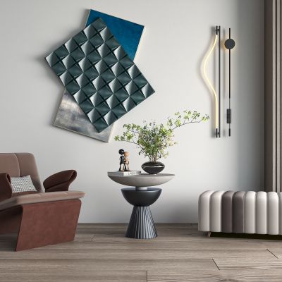 现代轻奢单人椅组合