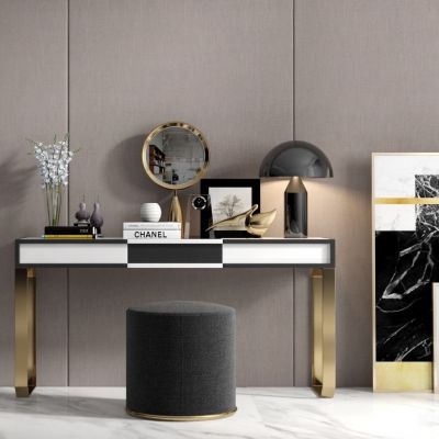 现代梳妆台凳子组合