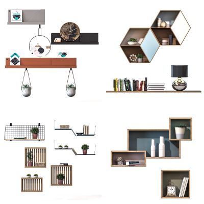 现代装饰架 书架