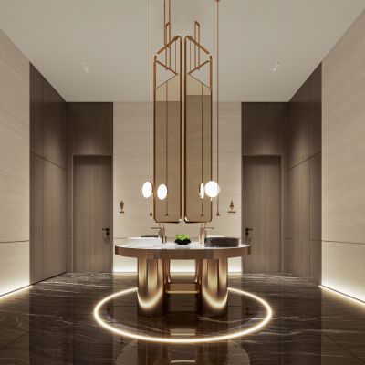 公共卫生间 盥洗室