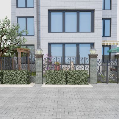 现代别墅庭院景观