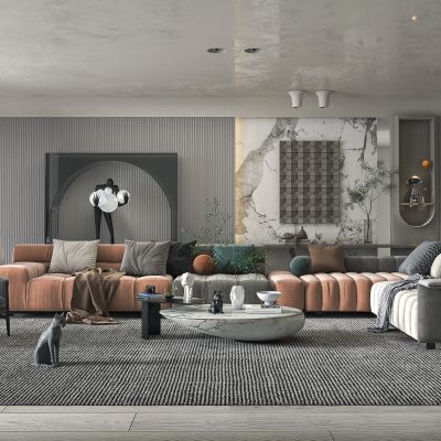 现代轻奢沙发组合
