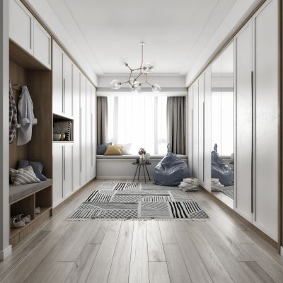 北欧玄关 衣帽间