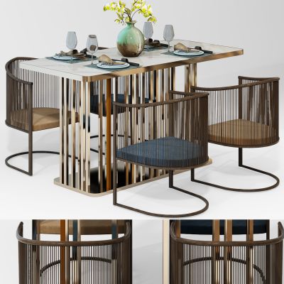 新中式休闲餐桌