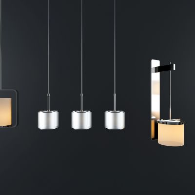 新中式灯具组合,吊灯,壁灯