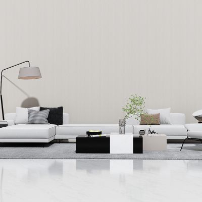 现代轻奢沙发茶几组合