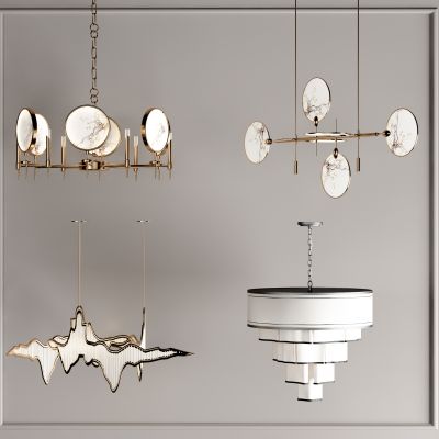 新中式吊灯组合