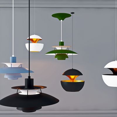 北欧金属吊灯组合