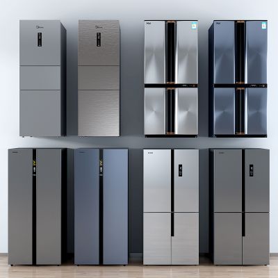 现代冰箱,家电