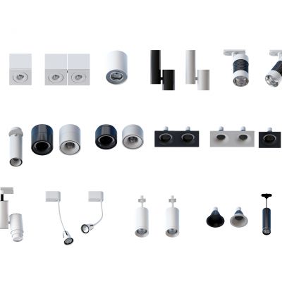 现代明装筒灯,射灯斗胆灯