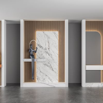 极简玄关柜 鞋柜 网红玄关柜 鞋柜