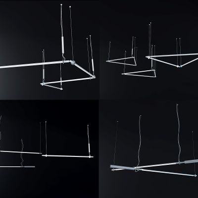 现代北欧条形吊灯