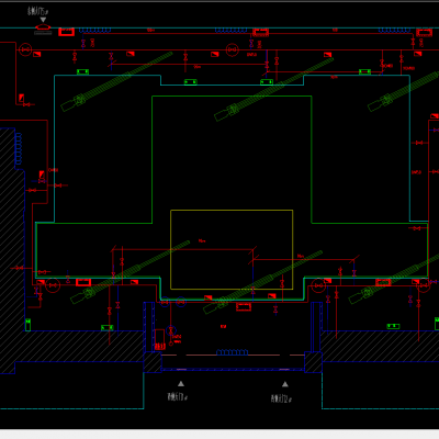 博物馆工程施工现场平面布置图6张