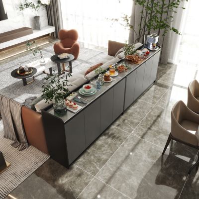 简约现代沙发背柜