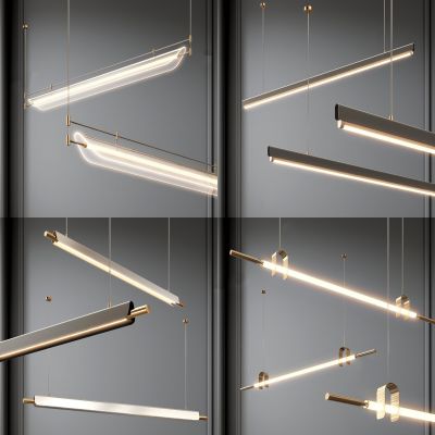 现代条形吊灯