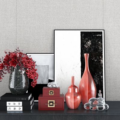 新中式花瓶,花艺,装饰画摆件