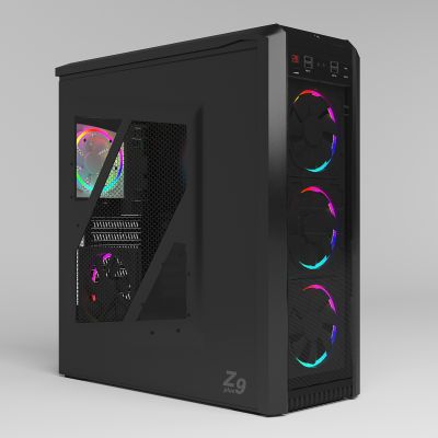 现代电脑主机 炫光 良机 电脑风扇