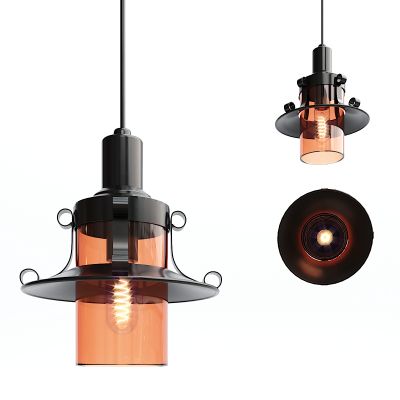 工业风玻璃吊灯