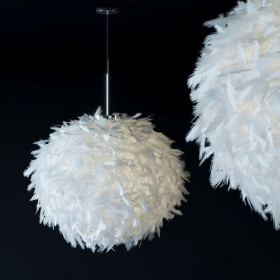 现代羽毛吊灯