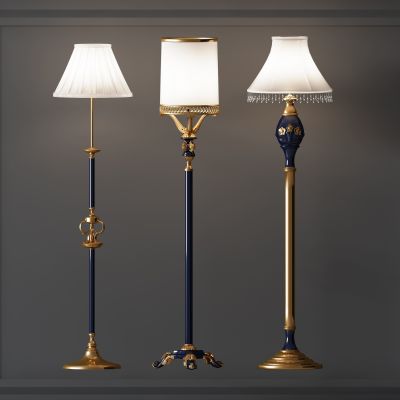 美式欧式铁艺落地灯组合