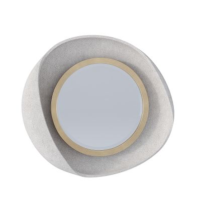 现代皮革装饰镜子,镜子挂饰挂件