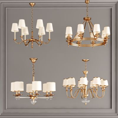 欧式铁艺轻奢多头吊灯