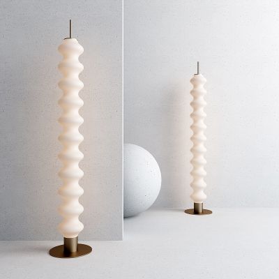 现代管状落地灯,