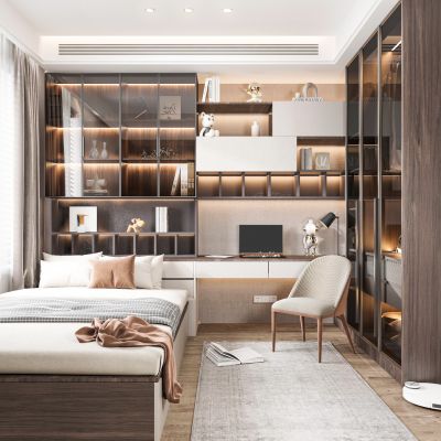 现代榻榻米卧室