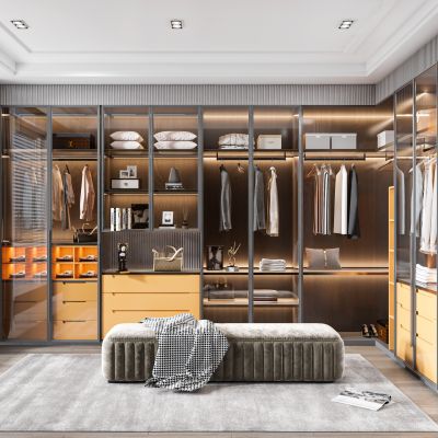 现代衣帽间