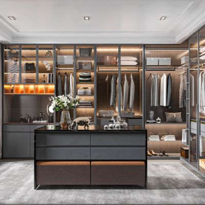 现代衣帽间