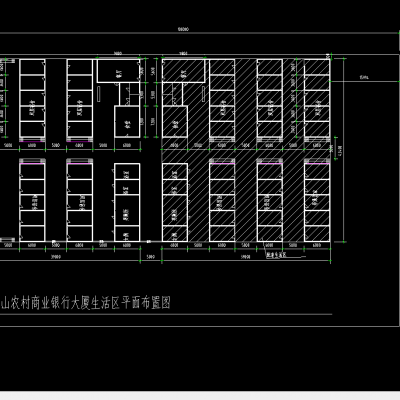 商业银行工程施工平面布置图