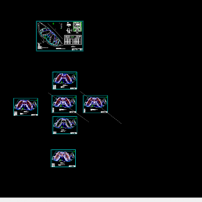 会展中心基础总平面布置图