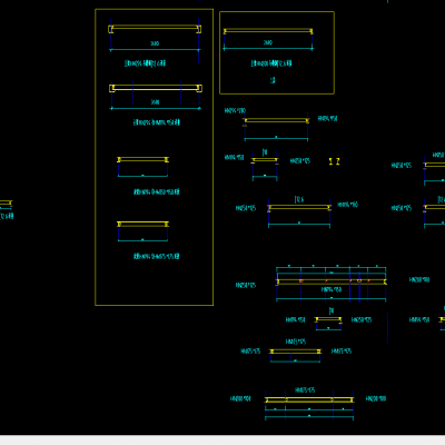 三层楼钢结构制造图CAD