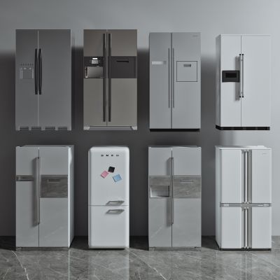 现代冰箱组合