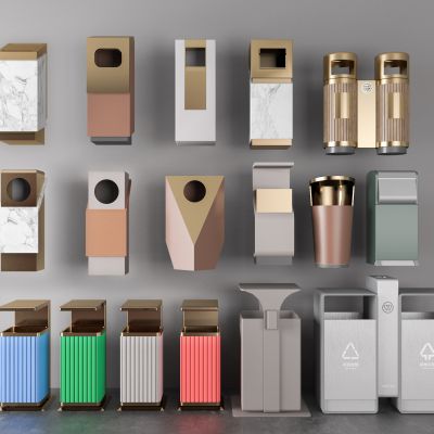 高档金属垃圾桶