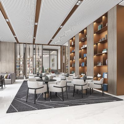 现代售楼处洽谈区