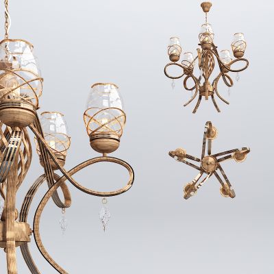 欧式古典多头吊灯