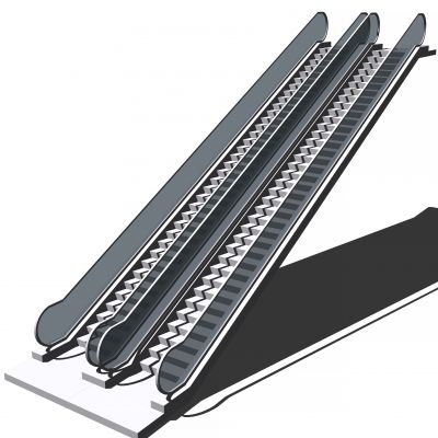 户外景观电梯SU模型