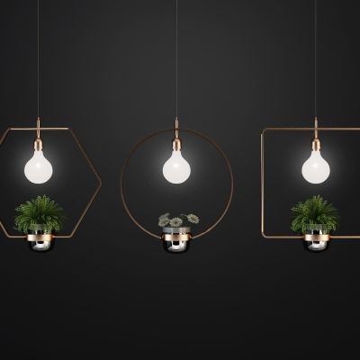 北欧餐厅吊灯组合