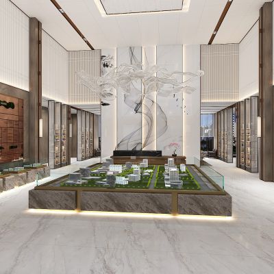 现代售楼处大厅