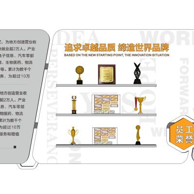 现代企业荣誉墙 企业标语 企业口号 文化墙