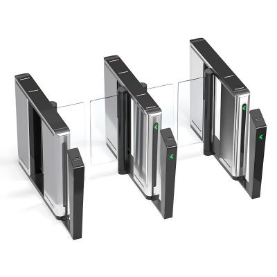 现代闸机门禁组合