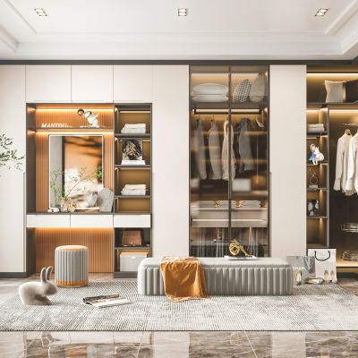 现代衣帽间