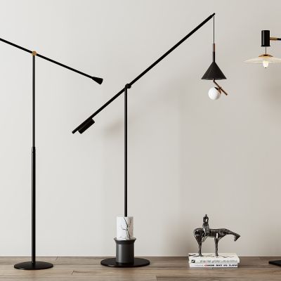 现代轻奢落地灯