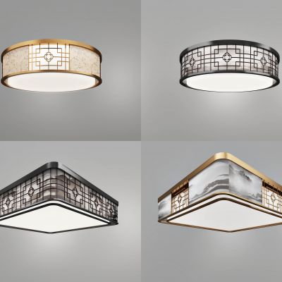 新中式吸顶灯组合